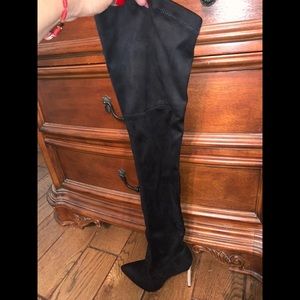 Suede over the knees Boots